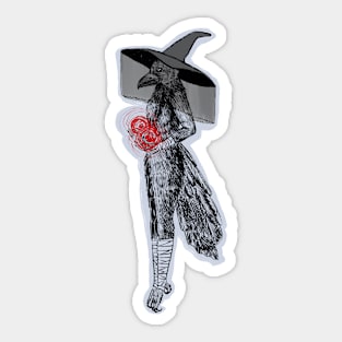 Raven Witch Sticker